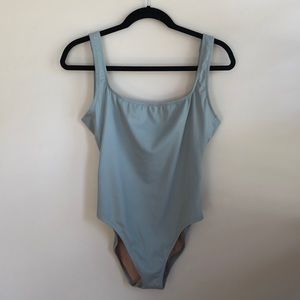 Madewell Second Wave Ribbed Square Swimsuit